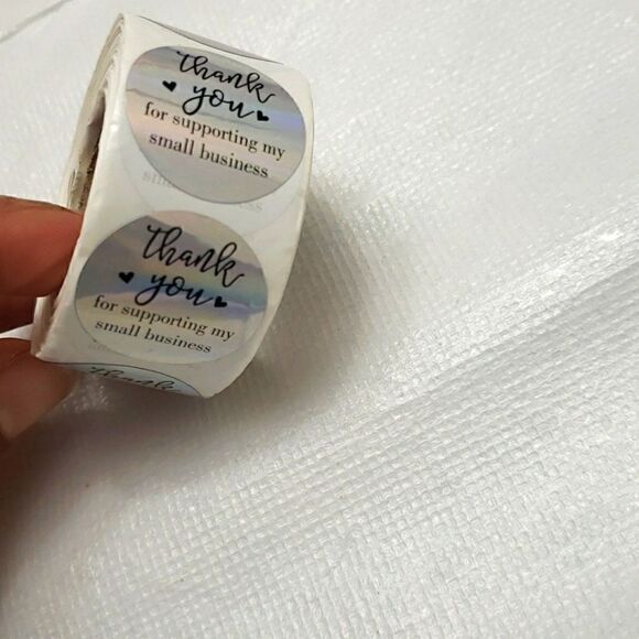 Thank you Stickers 1 Inch 500 pieces Count New - Picture 2 of 3